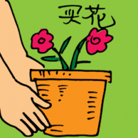 买花 buying flowers