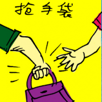 抢手袋 snatching handbag