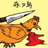 杀鸡 killing chicken