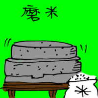 磨米 milling rice