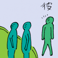 彼 outsider