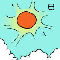 日 hot sun