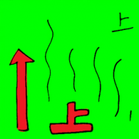 上 going up