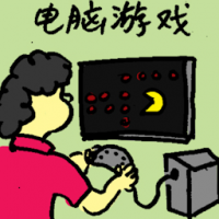 电脑游戏 computer game