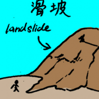 滑坡 landslide