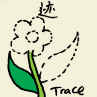 跡 trace art