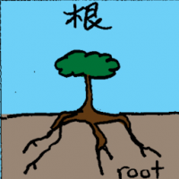 根 tree roots