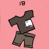 旧 old clothing