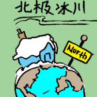 北极冰川 north pole