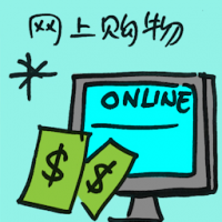 网上购物 online purchase