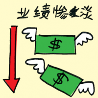 业绩惨淡 dismal performance