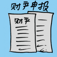 财产申报 assets declaration