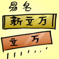 易名,改名 changed name