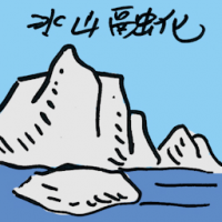 冰山融化 melting icebergs
