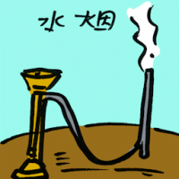 水烟 smoking shisha