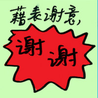 藉表谢意 token of gratitude