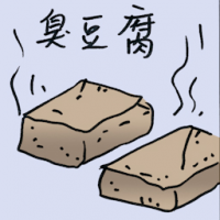 臭豆腐 stinky tofu