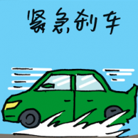 紧急刹车 emergency brake